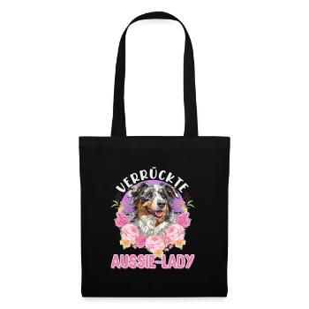 Berger Australien CRAZY AUSSIE LADY Fleurs - Sac en tissu - noir - Devant