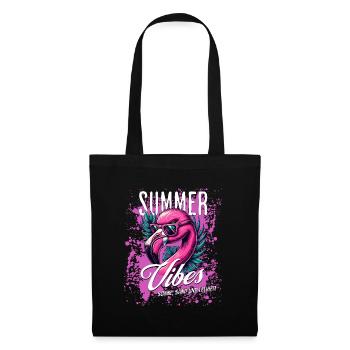 Ambiance estivale - Sac en tissu - noir - Devant