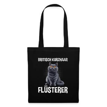 BRITISH SHORTHAIR WHISPERER CAT DAD British - Tote Bag - black - Front