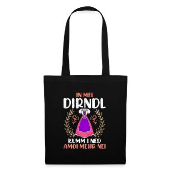 Dirndl zu klein Trachtenshirt Damen Trachten Dirndl - Tote Bag - black - Front