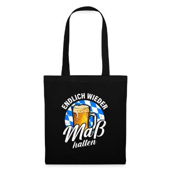 Enfin la modération redevient le slogan de la Bavière - Sac en tissu - noir - Devant