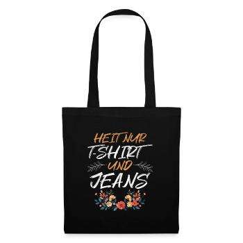 Aujourd’hui sans Dirndl Remplacement Dirndl Femmes - Sac en tissu - noir - Devant