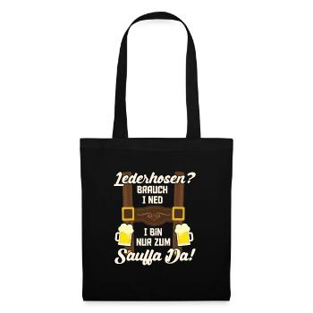 PANTALON EN CUIR ? JE N’AI PAS BESOIN JE SUIS LÀ SEULEMENT POUR BOIRE - Sac en tissu - noir - Devant