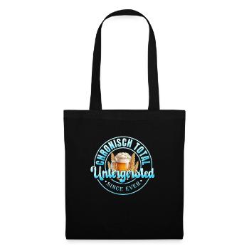 Munich Folk Festival CHRONICALLY TOTALLY UNTERGERSTED - Tote Bag - black - Front