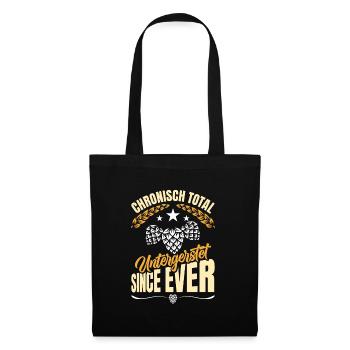 Munich Folk Festival CHRONICALLY TOTALLY UNDERMATED - Tote Bag - black - Front
