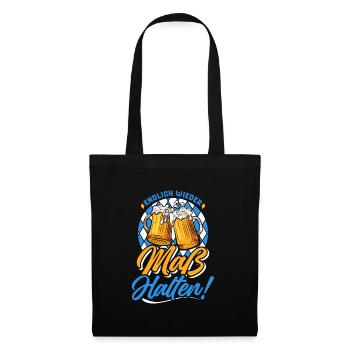 Munich Folk Festival MEASURE Funny Men - Tote Bag - black - Front