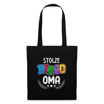 Joueur de bingo PROUD BINGO GRANNY Bingo drôle - Sac en tissu - noir - Devant