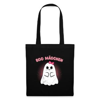 Halloween Costume Kids BOO GIRL Funny - Tote Bag - black - Front
