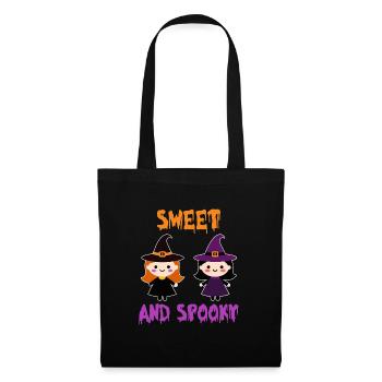 Halloween Kinder SWEET AND SPOOKY Halloween - Stoffbeutel - Schwarz - Vorne