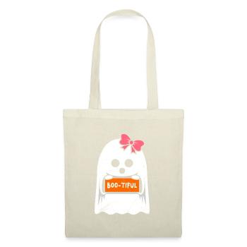 Costume d’Halloween Enfants BOO-TIFUL Drôle Halloween - Sac en tissu - nature - Devant