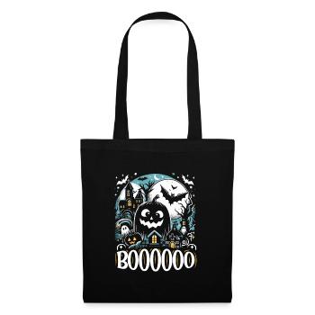 Costume d’Halloween Enfants BOOOOO Drôle Halloween - Sac en tissu - noir - Devant