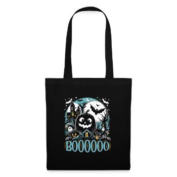 Costume d’Halloween Enfants BOOOOO Drôle Halloween - Sac en tissu - noir - Devant