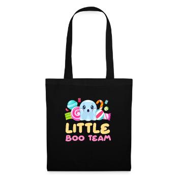 Halloween LITTLE BOO TEAM Funny Halloween - Tote Bag - black - Front
