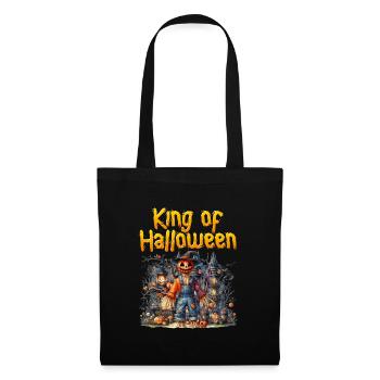 Halloween Kids KING OF HALLOWEEN Funny - Tote Bag - black - Front