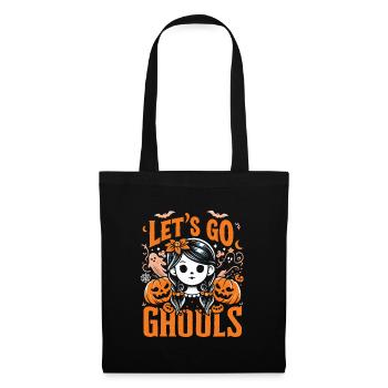 Halloween Costume LET'S GO GHOULS Funny - Tote Bag - black - Front