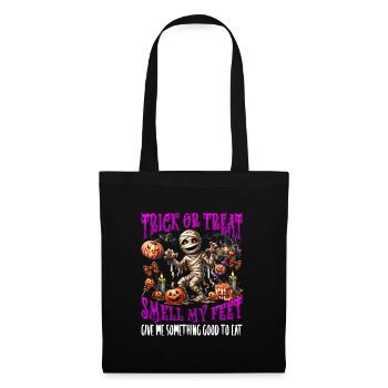 Halloween TRICK OR TREAT DONNEZ-MOI QUELQUE CHOSE DE BIEN - Sac en tissu - noir - Devant