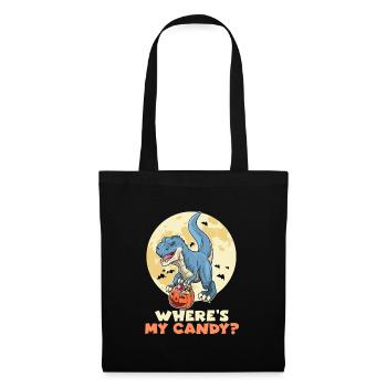 Joyeux Halloween OÙ SONT MES BONBONS ? Drôles d’enfants - Sac en tissu - noir - Devant