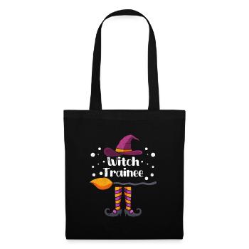 Halloween Costume Girl Witch Apprentice Halloween - Tote Bag - black - Front