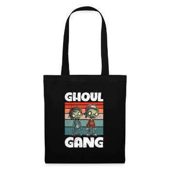 Halloween Kostüm Kinder GHOUL GANG Gruseliges - Stoffbeutel - Schwarz - Vorne