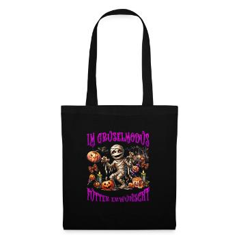 Costume d’Halloween EN MODE HORREUR NOURRITURE SOUHAITÉE - Sac en tissu - noir - Devant
