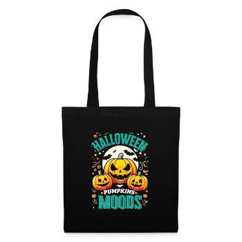 HALLOWEEN PUMPKIN MOODS Funny Halloween - Tote Bag - black - Front