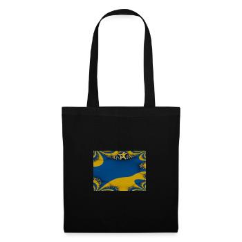 Drapeau de l’Ukraine Art Design Kiev - Sac en tissu - noir - Devant