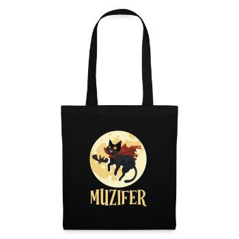 Halloween Party Kids MUZIFER Funny Cats - Tote Bag - black - Front