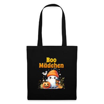 Costume d’Halloween Enfants BOO GIRL Drôle - Sac en tissu - noir - Devant