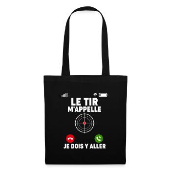 Humour Tir Sportif - Sac en tissu - noir - Devant