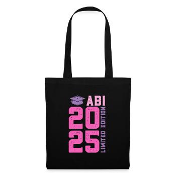 Abiturient ABI 2025 LIMITED EDITION Lustiges - Stoffbeutel - Schwarz - Vorne