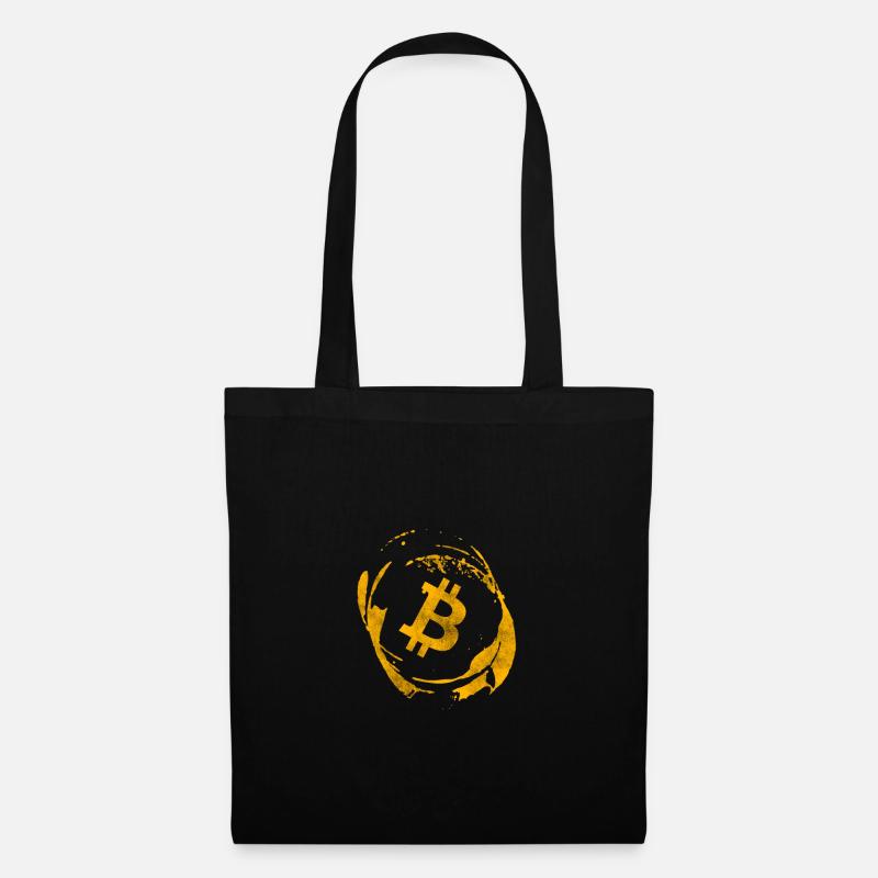 Bitcoin - Stoffbeutel - Schwarz