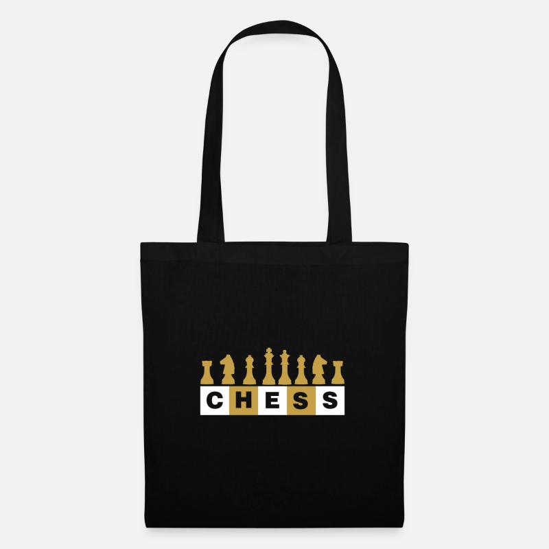 Chess - Échecs - Sac en tissu - noir