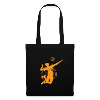 Volley-ball - Sac en tissu - noir - Devant