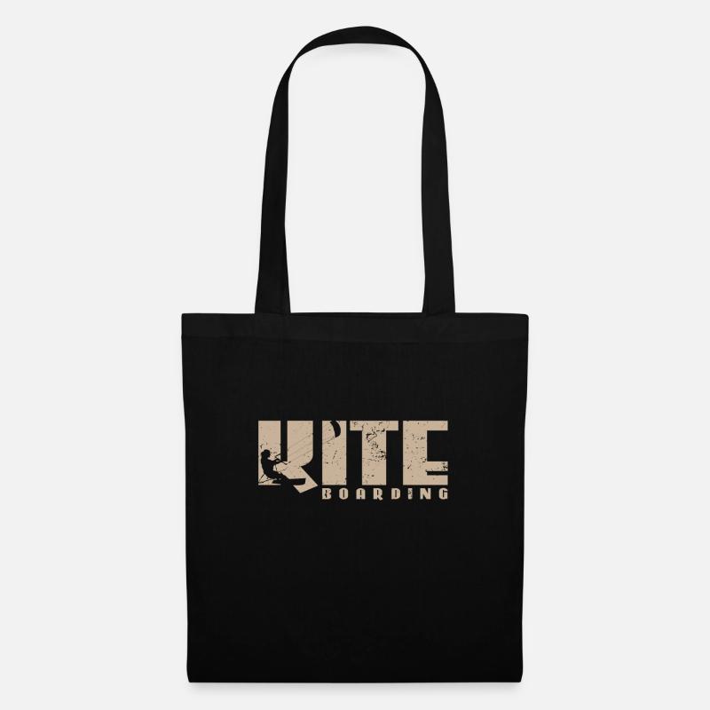 Kite boarding - Tote Bag - black