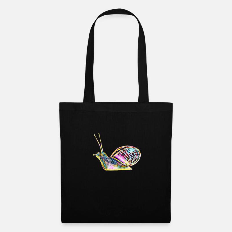 limace - Sac en tissu - noir
