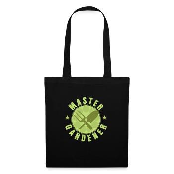 Gardening "Master Gardener" - Tote Bag - black - Front