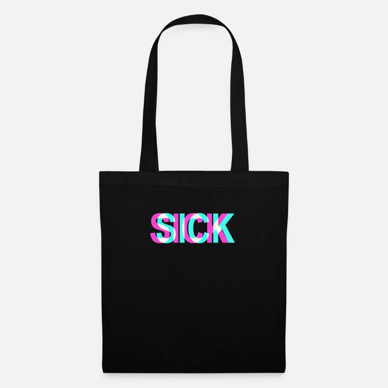 Sick Krank Krass Krasso Sickmode Sick - Stoffbeutel - Schwarz