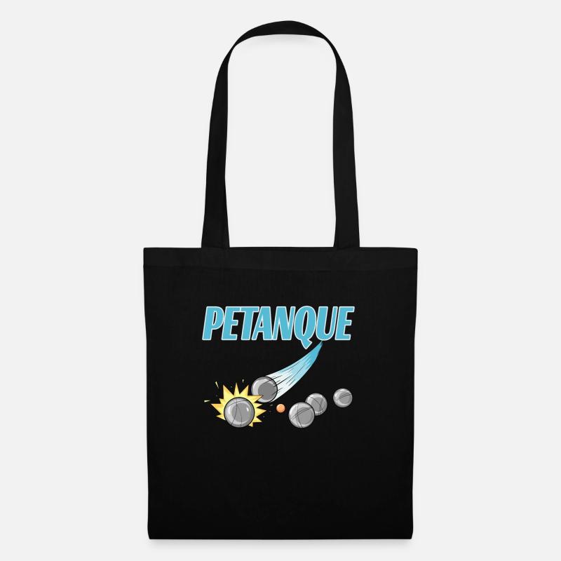 Petanque for a petanque player - Tote Bag - black