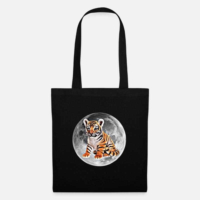 Tiger - Stoffbeutel - Schwarz