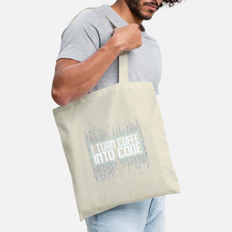 Funny Programmers Coding Coffee Gift Tote Bag