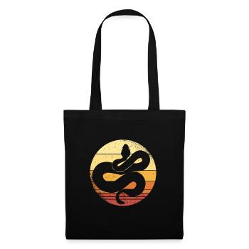 Snake - Tote Bag - black - Front