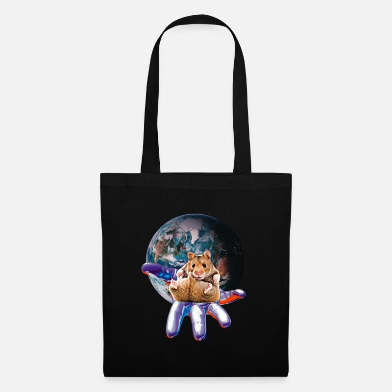 Hamster - Sac en tissu - noir
