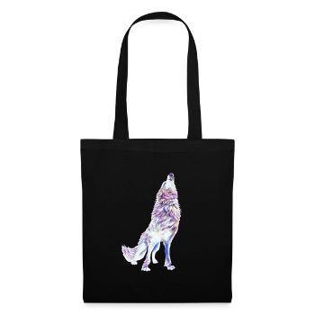 Wolf - Sac en tissu - noir - Devant