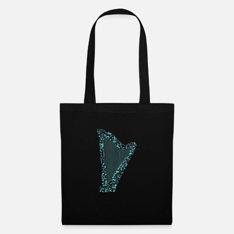 Harpe - Sac en tissu - noir