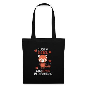 Red Panda Gift For Girls - Tote Bag - black - Front