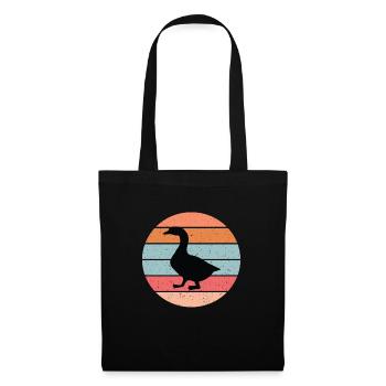 Canard - Sac en tissu - noir - Devant