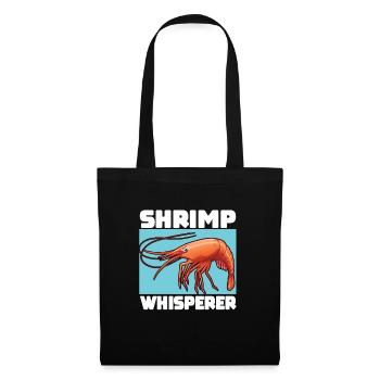 Crevettes murmureurs - Sac en tissu - noir - Devant