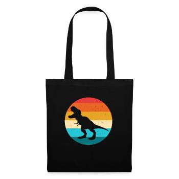T-Rex - Sac en tissu - noir - Devant