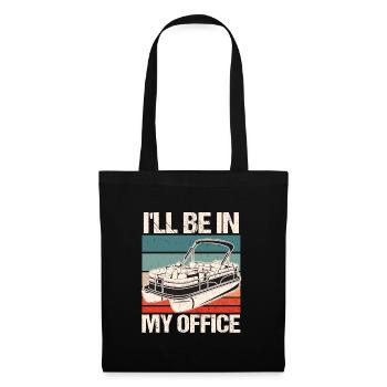 Bateau Ponton - Sac en tissu - noir - Devant