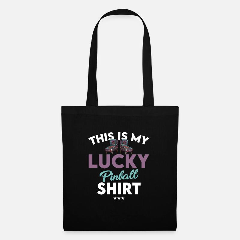 Flipper Glücks Shirt Geschenk - Stoffbeutel - Schwarz